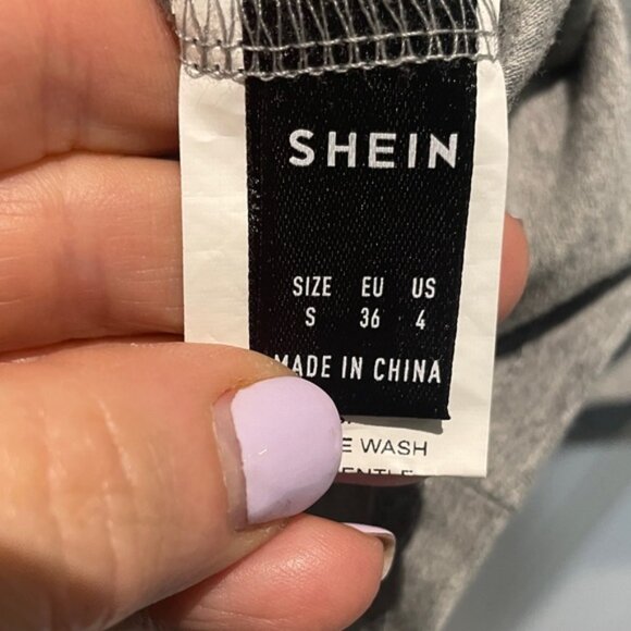 Bundle of Three Shein Long Sleeve Dresses in Gray and Red - Picture 5 of 6